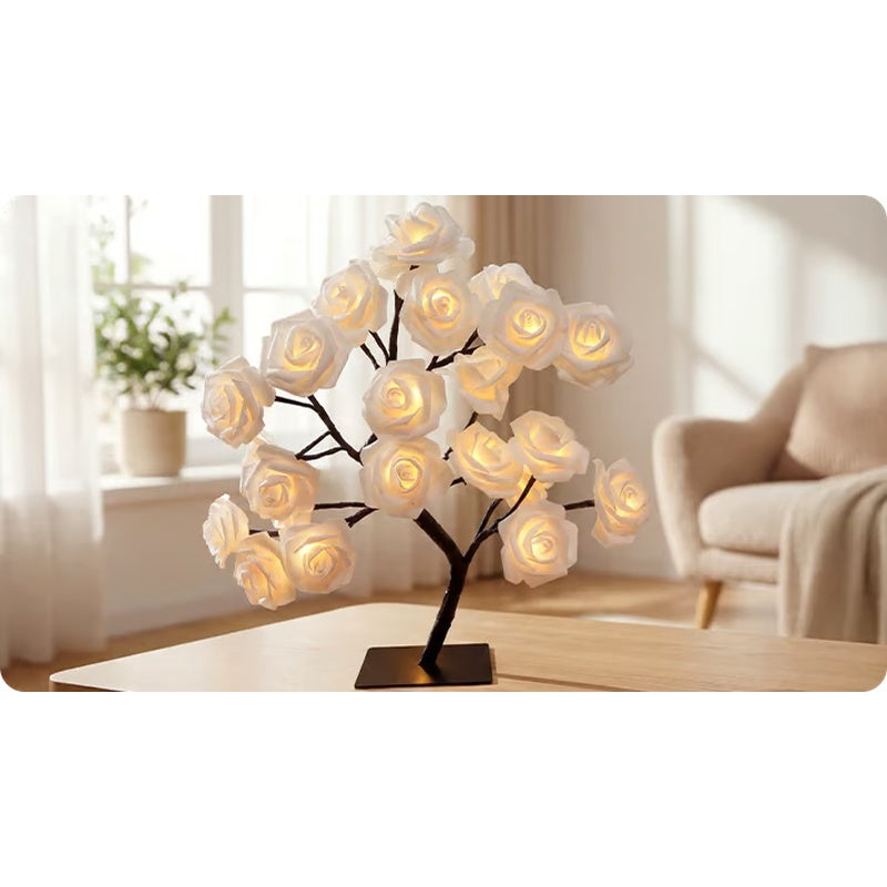 📢📢50% OFF!!⏰🌹Rose Flower Design Tree Night Light🌟