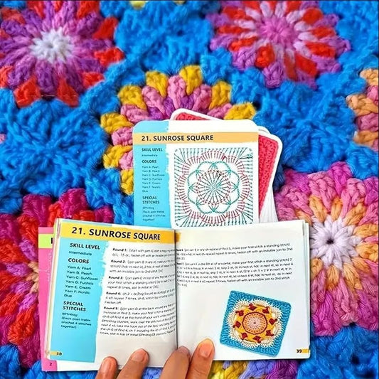 【50 Unique Designs】Crochet Card Set