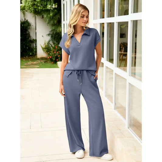 🔥 Womens 2 Piece Summer Outfit-Breathable & Wrinkle Resistant Sweatsuits Sets
