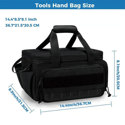 🔥🔥14-Inch Heavy-Duty Canvas Tool Bag