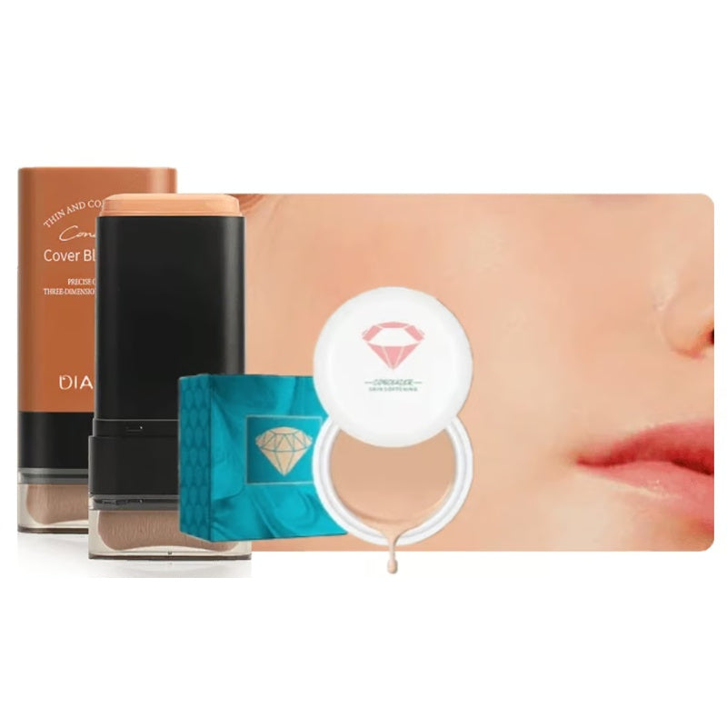 🎁2025 Hot Sale💕Hydrating Lightweight Foundation Stick with Brush