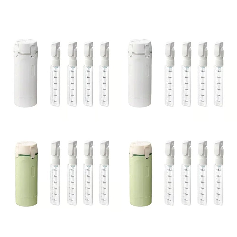 4-in-1 Leakproof Rotatable Travel Dispenser Set