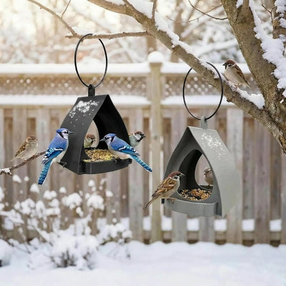 📢📢50%  OFF !! ⏰Hanging Bird Feeder for Garden with Roof🐦