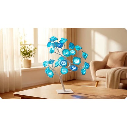 📢📢50% OFF！！⏰🌹Rose Flower Design Tree Night Light🌟