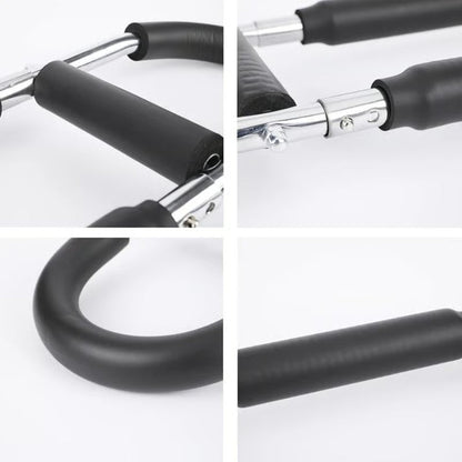 Adjustable weight bar for arm trainers, arm and torso strength training equipment, portable training device for home gyms and fitness