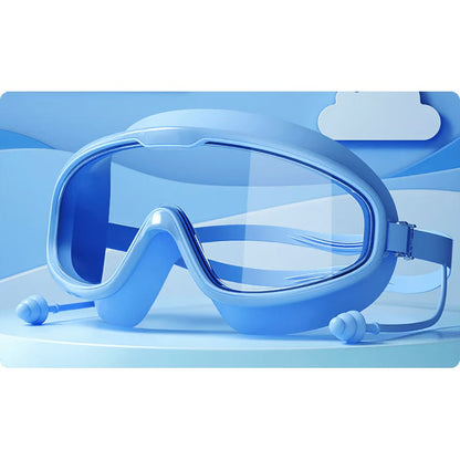 Anti-Fog Swimming Goggles for Kids with Nose Clip & Ear Plugs