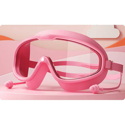 Anti-Fog Swimming Goggles for Kids with Nose Clip & Ear Plugs