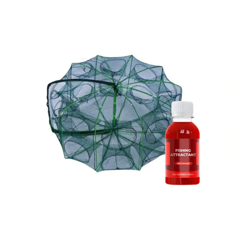 Auto-Foldable Strengthened Fishing Trap Net