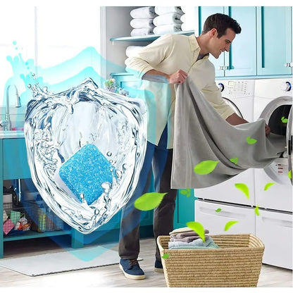 🧼 BUY 2 GET 3 FREE! ✨ Washing Machine Deep Cleaner Tablets – Eliminates 99% Germs, Removes Odors & Prevents Mold 🧽