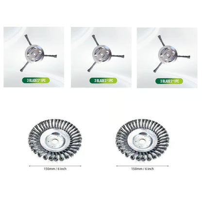 🔥Buy More Save More String🌿Trimmer Replacement Head,Steel Wire Grass Cutting Head