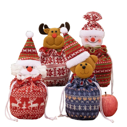 🎉🎉Christmas Knitted Doll Gift Bags