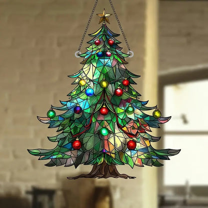 🎄🌈Christmas Tree Sun Catcher（2D Acrylic）