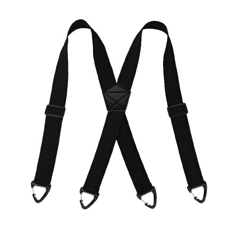 💼 Comfortable 4‑Clip Work Suspenders for Men