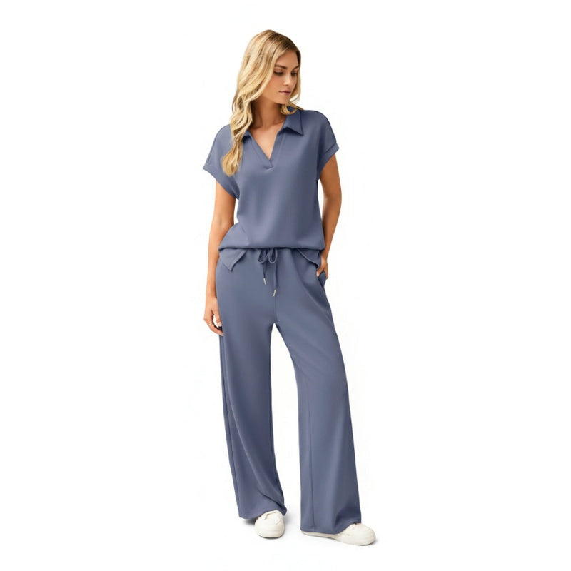 Womens 2 Piece Summer Outfit-Breathable&Wrinkle Resistant Sweatsuits Sets