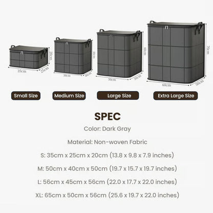 Dust-Proof Comforter and Bedding Organizer