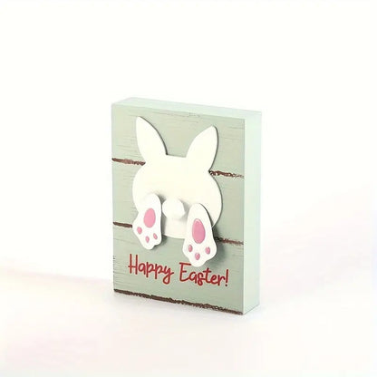 Easter Wooden Bunny Ornament