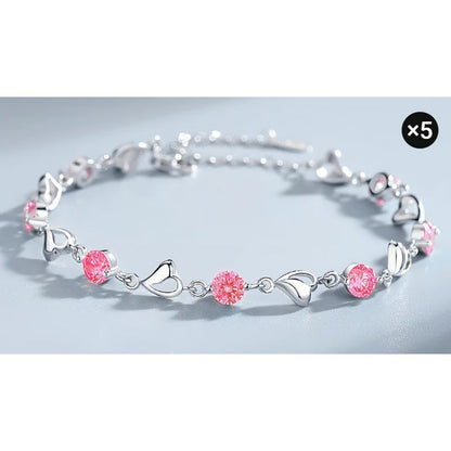 ✨Elegant Sparkling Lucky Clover Bracelet🍀