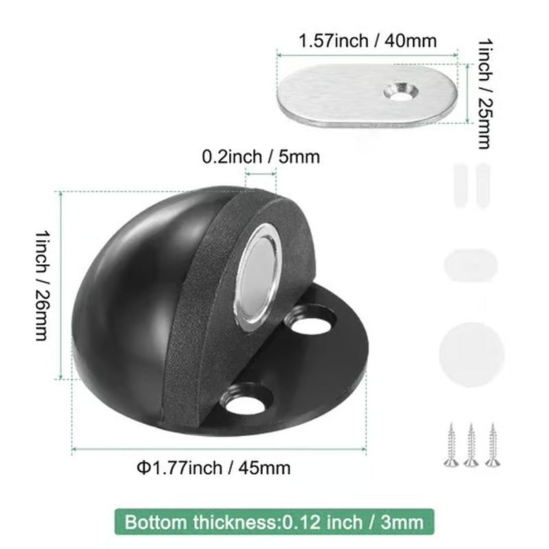 HOT SALE🔥  Hidden Stainless Steel Rubber Dual-use Door Stopper Door Holders