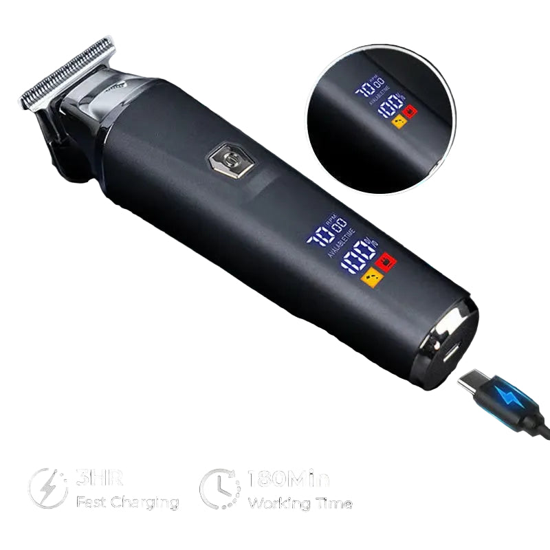 Household Digital Display Professional Electric Hair Clipper Set