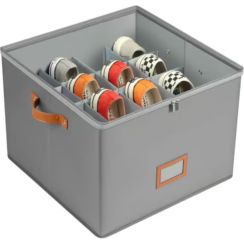 ⏳Limited time 50% off💥Oxford Fabric Foldable Design Shoe Organizer, Storage Box