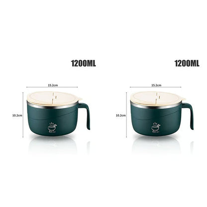 🔥Limited Time Promotion 50% OFF🔥304 Stainless Steel Insulated Ramen Bowl
