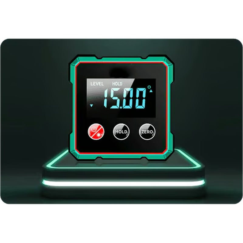 Magnetic Digital Angle Finder with Electronic Laser