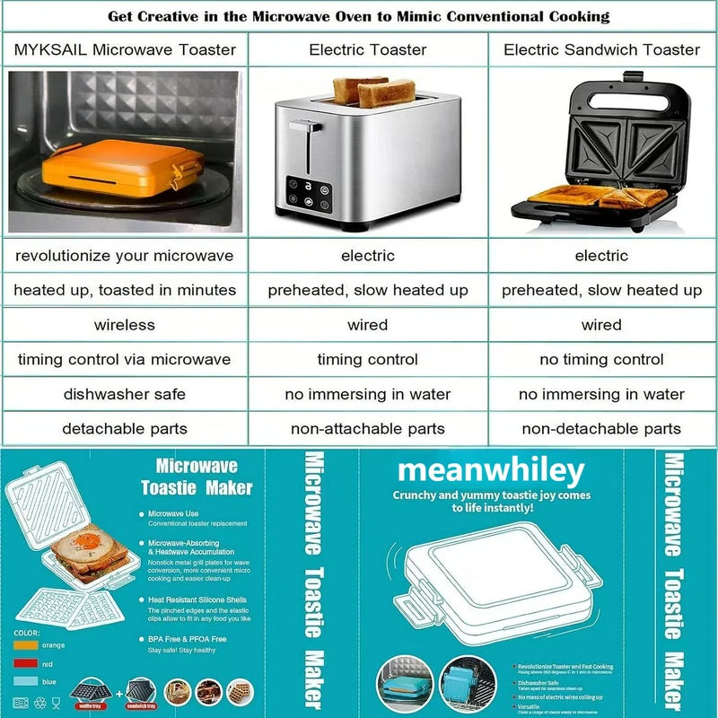 🔥Microwave Toastie Sandwich Maker - Buy 2 Free Shipping