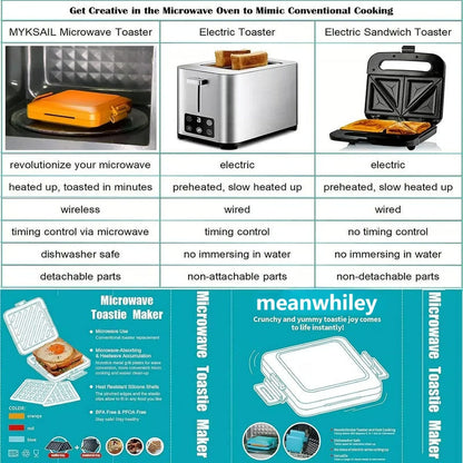 🔥Microwave Toastie Sandwich Maker - Buy 2 Free Shipping