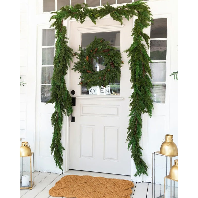 ✨Natural Christmas Greenery - Norfolk Pine Garland🌲