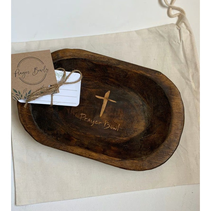 Prayer Bowl Dough Bowl Cross religious gifts