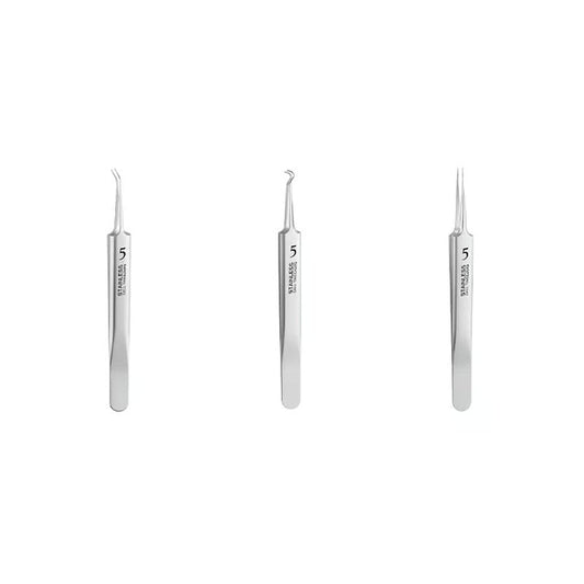 Professional Beauty Salon Tweezers | 2026 New Year Launch 50% OFF | Precision Slant & Pointed Tips for Brows & Lashes | Essential for Makeup Artists & Home Kits 🎆✨